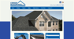 Desktop Screenshot of crisp-roofing.com
